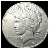 1935 Silver Peace Dollar ABOUT UNCIRCULATED