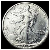 1917-S Silver Walking Liberty Half Dollar CLOSELY