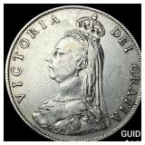 1887 Great Britain Silver Florin (2 Schillings)