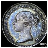 1879 Great Britain Silver Pence - Victoria NEARLY