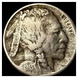 1913-D Buffalo Nickel Type 1 LIGHTLY CIRCULATED