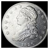 1836 Capped Bust Half Dollar NEARLY UNCIRCULATED