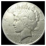 1934 Peace Silver Dollar ABOUT UNCIRCULATED