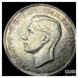 1938 Australia .841oz Silver Crown NEARLY UNCIRCUL