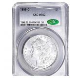 1888-O Morgan Silver Dollar CAC MS62
