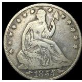 1855-O Silver Half Dollar LIGHTLY CIRCULATED