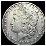 1878 Silver Morgan Dollar NEARLY UNCIRCULATED