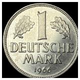 1966-G Germany Copper-Nickel Mark NEARLY UNCIRCULA