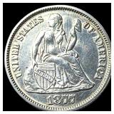 1877 Seated Liberty Dime UNCIRCULATED