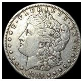 1890-CC Silver Morgan Dollar NEARLY UNCIRCULATED