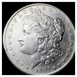 1891-S Silver Morgan Dollar CLOSELY UNCIRCULATED