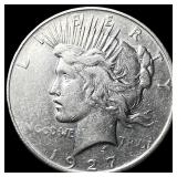 1927 Peace Silver Dollar NEARLY UNCIRCULATED