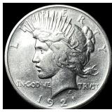 1921 Silver Peace Dollar CLOSELY UNCIRCULATED