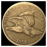 1858 Copper-Nickel Flying Eagle Cent HIGH GRADE