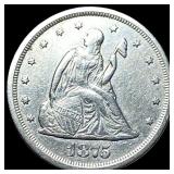 1875-S Silver Twenty Cents CLOSELY UNCIRCULATED