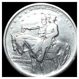 1925 Stone Mountain Silver Half Dollar NEARLY UNCI
