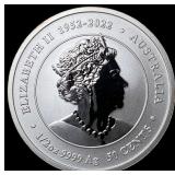2024 Australia 1/2 oz Silver 50 Cents Dragon GEM P