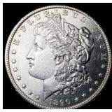 1890-S Silver Morgan Dollar GEM BU
