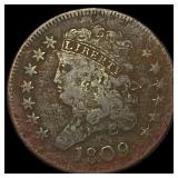 1809 Classic Head Half Cent LIGHTLY CIRCULATED