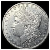 1883-S Silver Morgan Dollar CHOICE AU