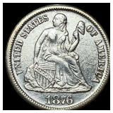 1876-CC Silver Dime UNCIRCULATED