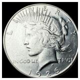 1926-S Silver Peace Dollar CLOSELY UNCIRCULATED