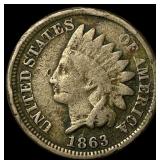 1863 Indian Head Cent NICELY CIRCULATED