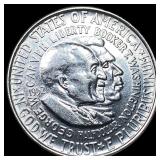1952 Silver Half Dollar Booker T. Washington-Carve