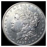 1887-S Silver Morgan Dollar CLOSELY UNCIRCULATED