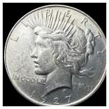 1927 Silver Peace Dollar CHOICE AU