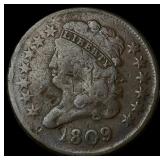 1809 Classic Head Half Cent LIGHTLY CIRCULATED