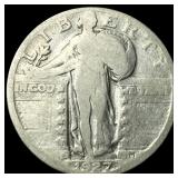 1927-S Silver Standing Liberty Quarter NICELY  CI