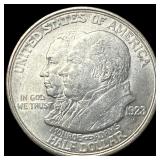 1923-S Silver Monroe Doctrine Centennial Half Doll