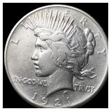 1921 Silver Peace Dollar NEARLY UNCIRCULATED