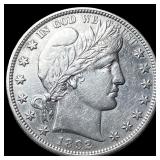 1892 Silver Half Dollar (Barber) CLOSELY UNCIRCULA