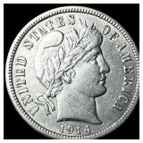1914 Barber Dime CLOSELY UNCIRCULATED