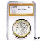 1888 Morgan Silver Dollar PGA MS64