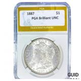 1887 Morgan Silver Dollar PGA Brilliant UNC