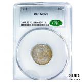 1911 Liberty Victory Nickel CAC MS63