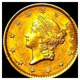 1851 Gold $1 Liberty Head Type 1 CHOICE AU