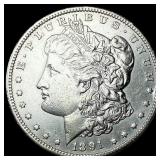 1891-CC Silver Morgan Dollar CLOSELY UNCIRCULATED