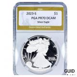 2023-S Silver Eagle PGA PR70 DCAM