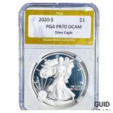 2020-S Silver Eagle PGA PR70 DCAM
