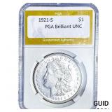 1921-S Morgan Silver Dollar PGA Brilliant UNC