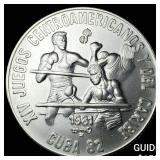 1981 Cuba Silver 5 Pesos Proof