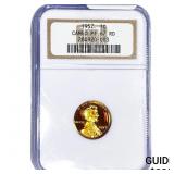 1957 Wheat Cent NGC PF67 CAMEO RD