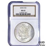 1878-S Morgan Silver Dollar NGC MS63