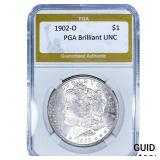 1902-O Morgan Silver Dollar PGA Brilliant UNC