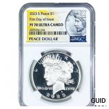 2023-S Silver Peace Dollar NGC PF70 Ultra Cameo