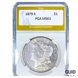 1879-S Morgan Silver Dollar PGA MS63